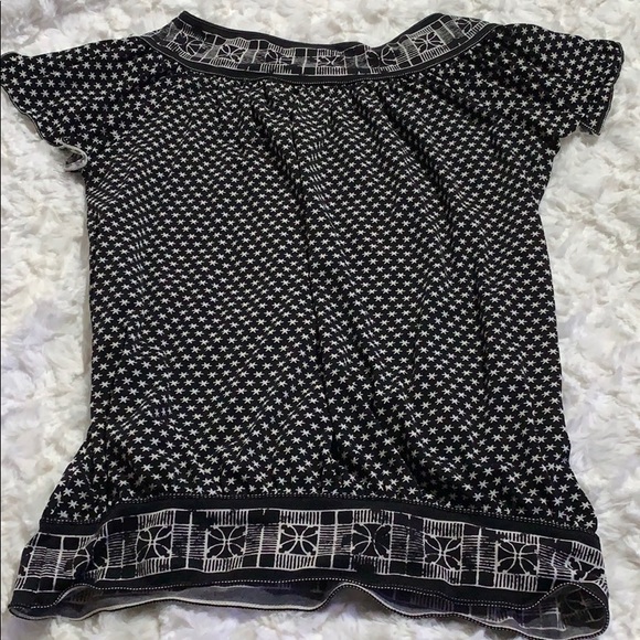 Max Edition Black & White Blouse - Picture 2 of 3